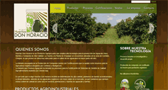 Desktop Screenshot of huertasdonhoracio.com